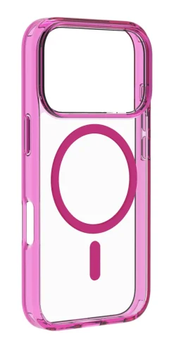 Cellularline ICONIC MAG Custodia MagSafe Trasparente e Colorata per Smartphone