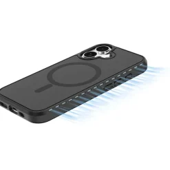 CELLULARLINE ICY MAG Custodia iPhone MagSafe con Dissipazione Calore e Protezione Militare