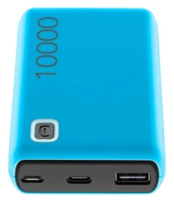 Cellularline Power Bank ESSENCE 10000 Caricabatterie portatile da 10000mAh Blu
