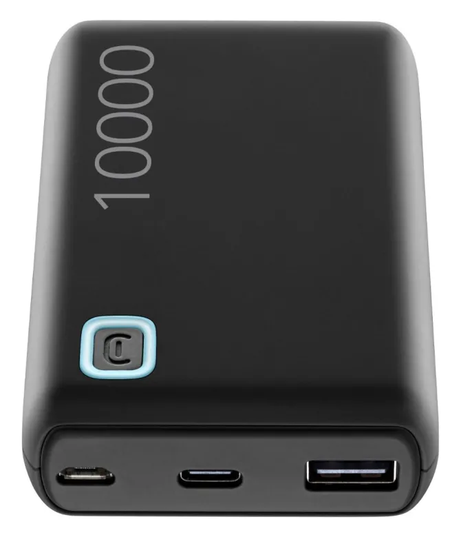 Cellularline Power Bank ESSENCE 10000 Caricabatterie portatile da 10000mAh Nero