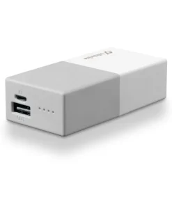 Cellularline Powerbank #Stylecolor 5000 - Universale Caricabatterie portatile USB super colorato Bianco
