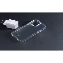 Cellularline STARTER KIT - iPhone 13 Kit di Caricabatterie + Cover Trasparente