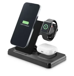 CELLULARLINE Tech Pop Triple Station 3 in 1 Base di ricarica wireless 3in1 da 15W