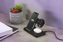 CELLULARLINE Tech Pop Triple Station 3 in 1 Base di ricarica wireless 3in1 da 15W