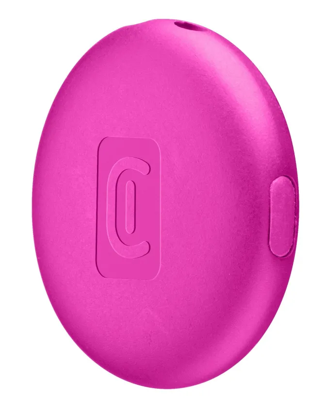 Cellularline TRACY TAG - Trova Oggetti compatibile con Apple iOS Find Me - Compatibile con Accessori Airtag - Batteria sostituibile (durata 1 anno) - Resistente a polvere ed acqua - Rosa