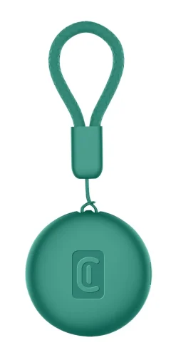 Cellularline TRACY TAG - Trova Oggetti compatibile con Apple iOS Find Me - Compatibile con Accessori Airtag - Batteria sostituibile (durata 1 anno) - Resistente a polvere ed acqua - Verde