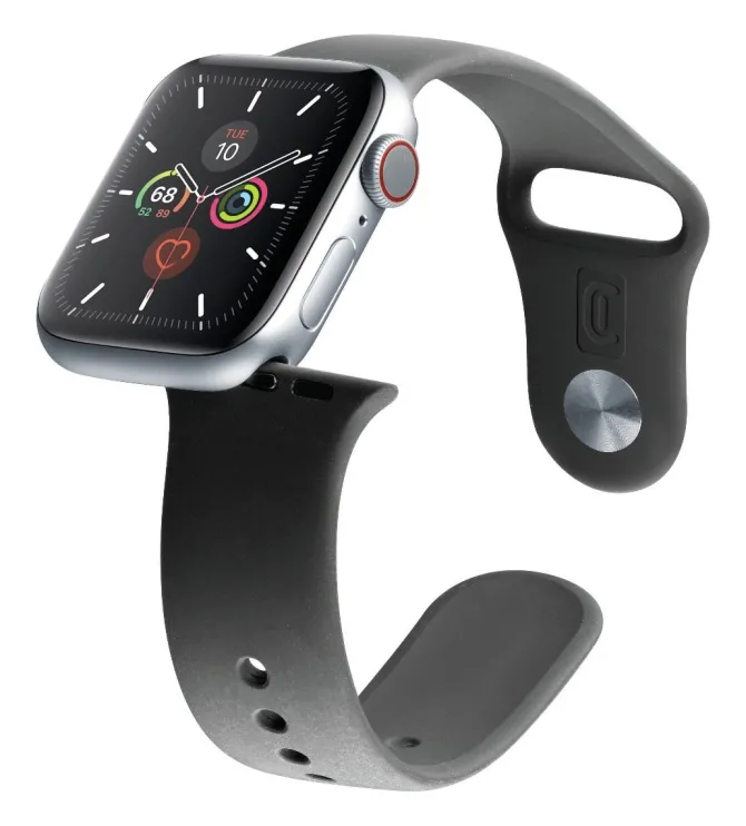 Cellularline Urban Band - Apple Watch 38/40 mm Cinturino in silicone per Apple Watch Nero