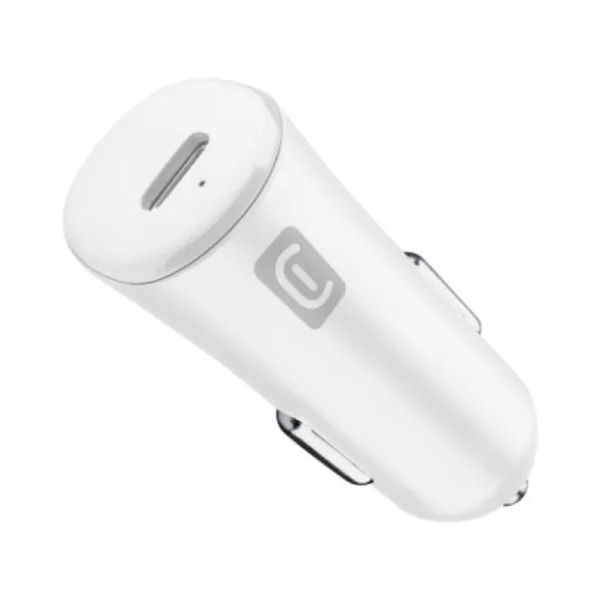 Cellularline USB-C Car Charger 20W - per la carica alla massima velocità Bianco