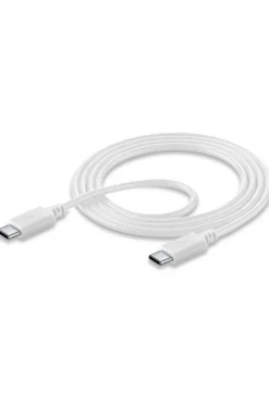 Cellularline USB-C to USB-C DATA CABLE Cavo USB-C/USB-C per ricarica e sincronizzazione dati Bianco