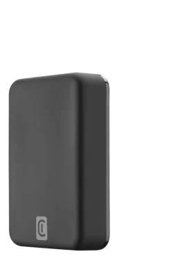 Cellularline Wireless power bank MAG 10000 Caricabatterie portatile compatibile con MagSafe Nero