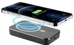 Cellularline Wireless power bank MAG 10000 Caricabatterie portatile compatibile con MagSafe Nero