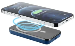 Cellularline Wireless power bank MAG 5000 Caricabatterie portatile compatibile con MagSafe Blu