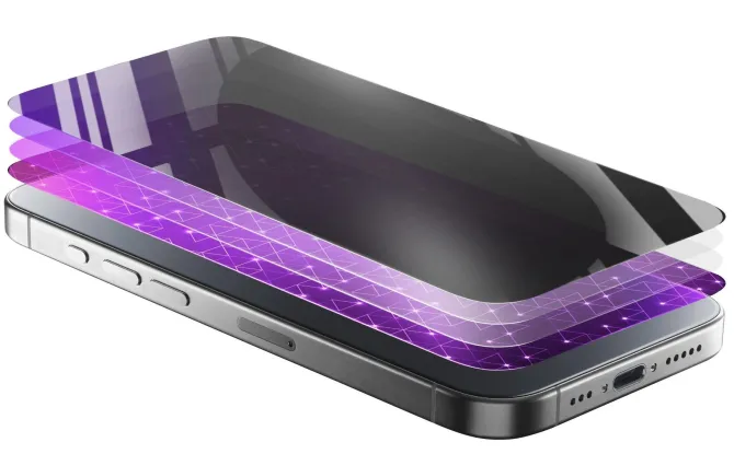 CELLULARLINE - XTRSPYGLASIPH16PRM Vetro temperato Privacy, Ultra Protettivo per iPhone 16 Pro Max