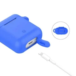 Celly Aircase Custodia per Airpods Blu