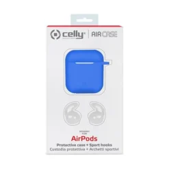 Celly Aircase Custodia per Airpods Blu