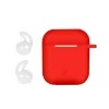 Celly Aircase Custodia per Airpods Rosso