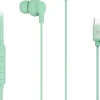 Celly, Cuffie Auricolari In Ear con Filo USB-C, Con Tasto di Risposta, Controllo del Volume, Microfono Integrato - Verde