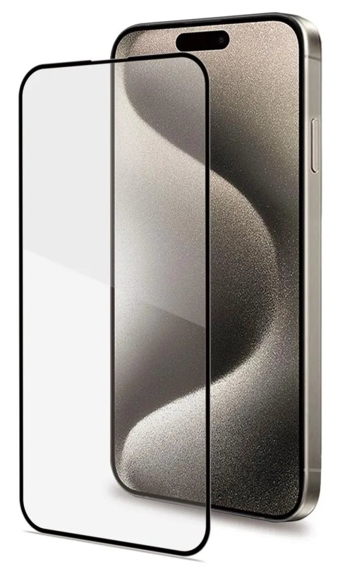 Celly - FULLGLASS1078BK Proteggischermo Fullglass per iphone 16 - Nero
