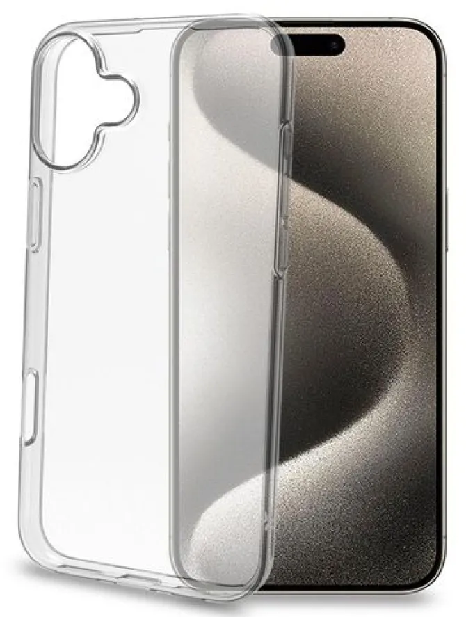 Celly GELSKIN1080 Custodia per iPhone 16 Plus 17 cm (6.7") - Trasparente