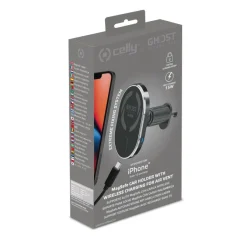 Celly GHOSTSUPERMAGCH supporto auto per smartphone - Nero