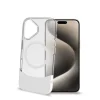Celly - MAGDUAL1079WH Custodia MagDual per iPhone 16Pro - Bianco