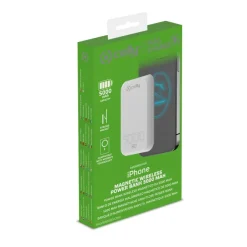Celly MAGPB5000EVOWH batteria portatile 5000 mAh Carica wireless Bianco