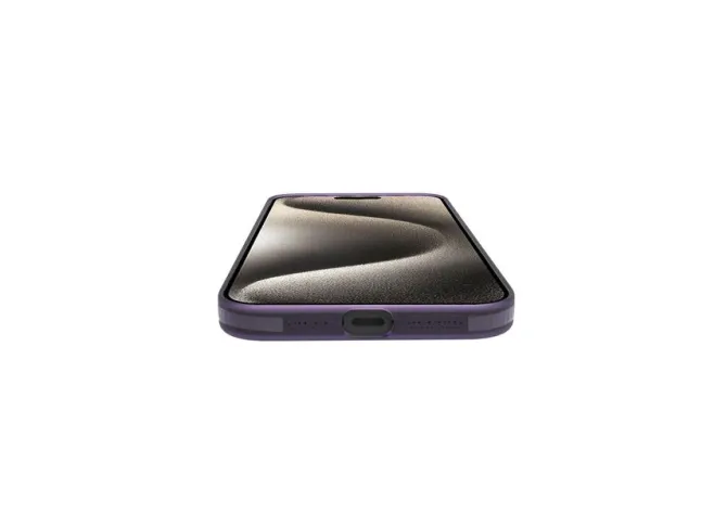 CELLY - MAGSUIT1079VL Custodia Magsuit per iPhone 16 Pro con MagSafe semi-trasparente - Viola