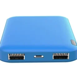 CELLY - POWER BANK 5000 mAh 2 4V 2 USB - BLU