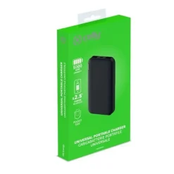 Celly - PowerBank portatile Ioni di Litio 5000 mAh Nero PBE5000BK