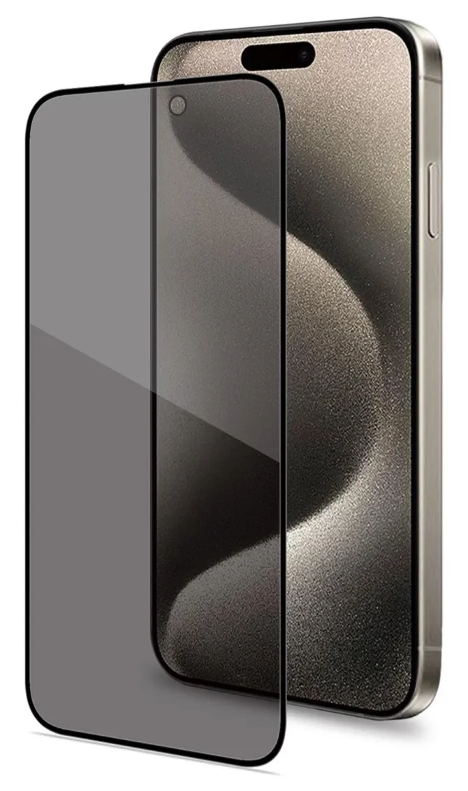 Celly PRIVACYF1078BK protezione per lo schermo e il retro dei telefoni cellulari, Privacy Glass per IPhone 16