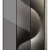 Celly PRIVACYF1080BK protezione per lo schermo e il retro dei telefoni, privacy screen per Apple iPhone 16 Plus