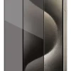 Celly PRIVACYF1081BK protezione per lo schermo e il retro dei telefoni, privacy screen per Apple iPhone 16 Pro Max