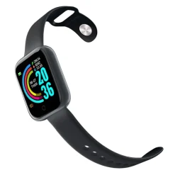 CELLY - TRAINERBEATGN - FIT TRACKER CON DOPPIO CINTURINO, Display LCD Transflettivo 1,44", memoria 15GB, Bluetooth 5.0 - Nero