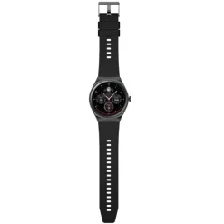 CELLY - TRAINERHALOBK Smartwatch fitness tracker quadrante tondo, Display LCD, Heartbeat, GPS, controllo pressione - Nero