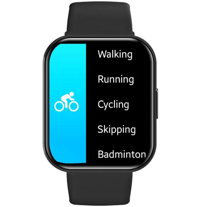 CELLY - TRAINERWATCH2BK - SMARTWATCH CON CHIAMATA VOCALE - Nero