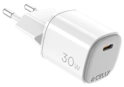 Celly 30 Watt Alimentatore caricabatterie Type-C Fast - Bianco
