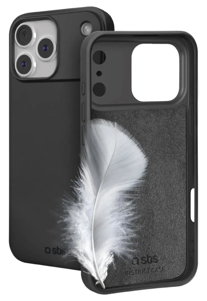 Cover SBS Instinct iPhone 17 Pro Max TPU Rigida e Interno Microfibra
