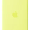 Custodia Apple Silicone per iPhone 16e Neon Yellow – Protezione elegante e sicura
