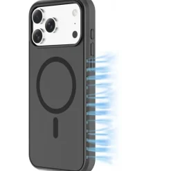 Custodia Cellularline ICY MAG MagSafe per iPhone con dissipazione calore e protezione militare