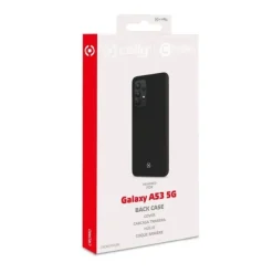 Custodia Celly Cromo per Samsung Galaxy A53 5G Nero