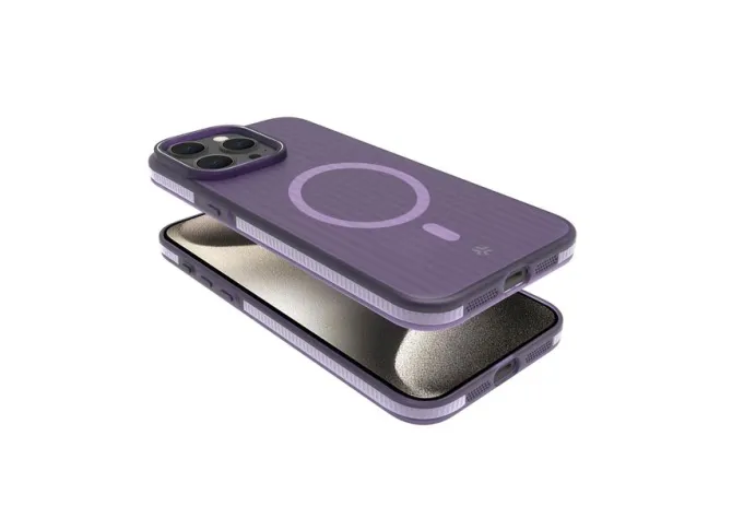 Custodia Celly Magsuit per Apple iPhone 16 Pro Max - Viola