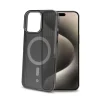 Custodia Celly Magsuit per iPhone 16 con MagSafe semi-trasparente - Nero