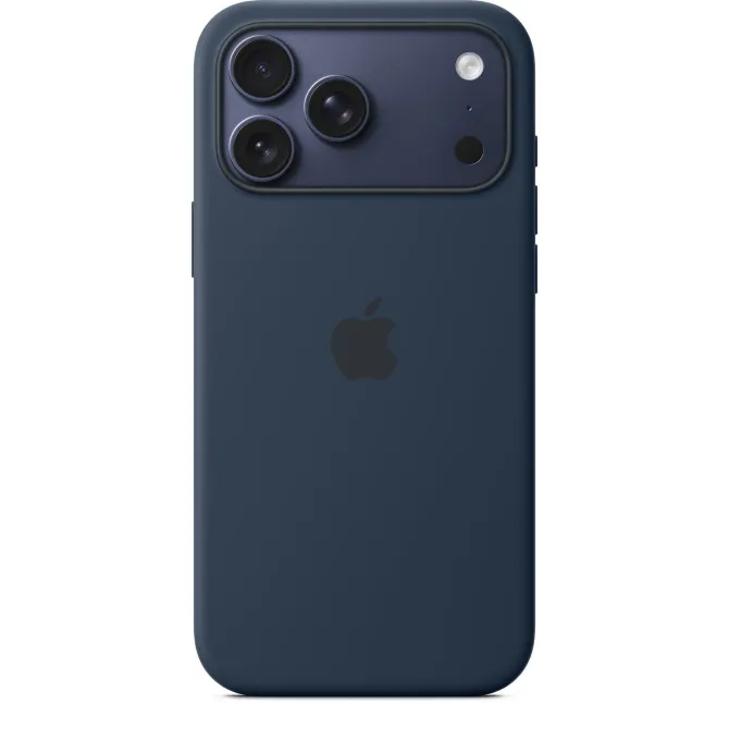 Custodia MagSafe Apple Silicone Blu Scuro per iPhone 17 Pro Max – Protezione ed Eleganza