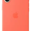 Custodia MagSafe in Silicone per iPhone 16 Plus - Colore Mandarancio