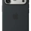 Custodia MagSafe in silicone Apple nera per iPhone 17 Pro con tracolla