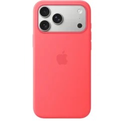 Custodia MagSafe in silicone Apple per iPhone 17 Pro Max Rosa Guava – Protezione elegante e ricarica rapida