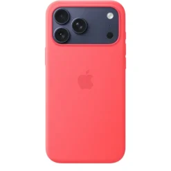 Custodia MagSafe in silicone Apple per iPhone 17 Pro Max Rosa Guava – Protezione elegante e ricarica rapida