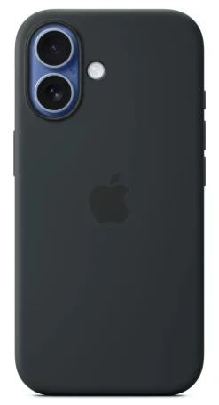 Custodia MagSafe in silicone Apple per iPhone 17 nera – Protezione elegante e ricarica wireless