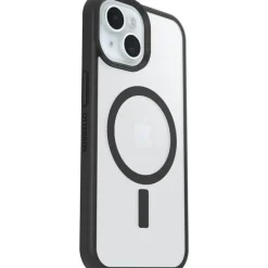 Custodia OtterBox React Series MagSafe per iPhone 16/15/14/13, trasparente/nero