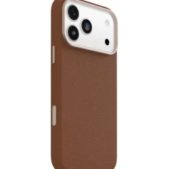 Custodia OtterBox Symmetry Series Cactus Leather Desert Saddle – Pelle di cactus, MagSafe, Camera Control